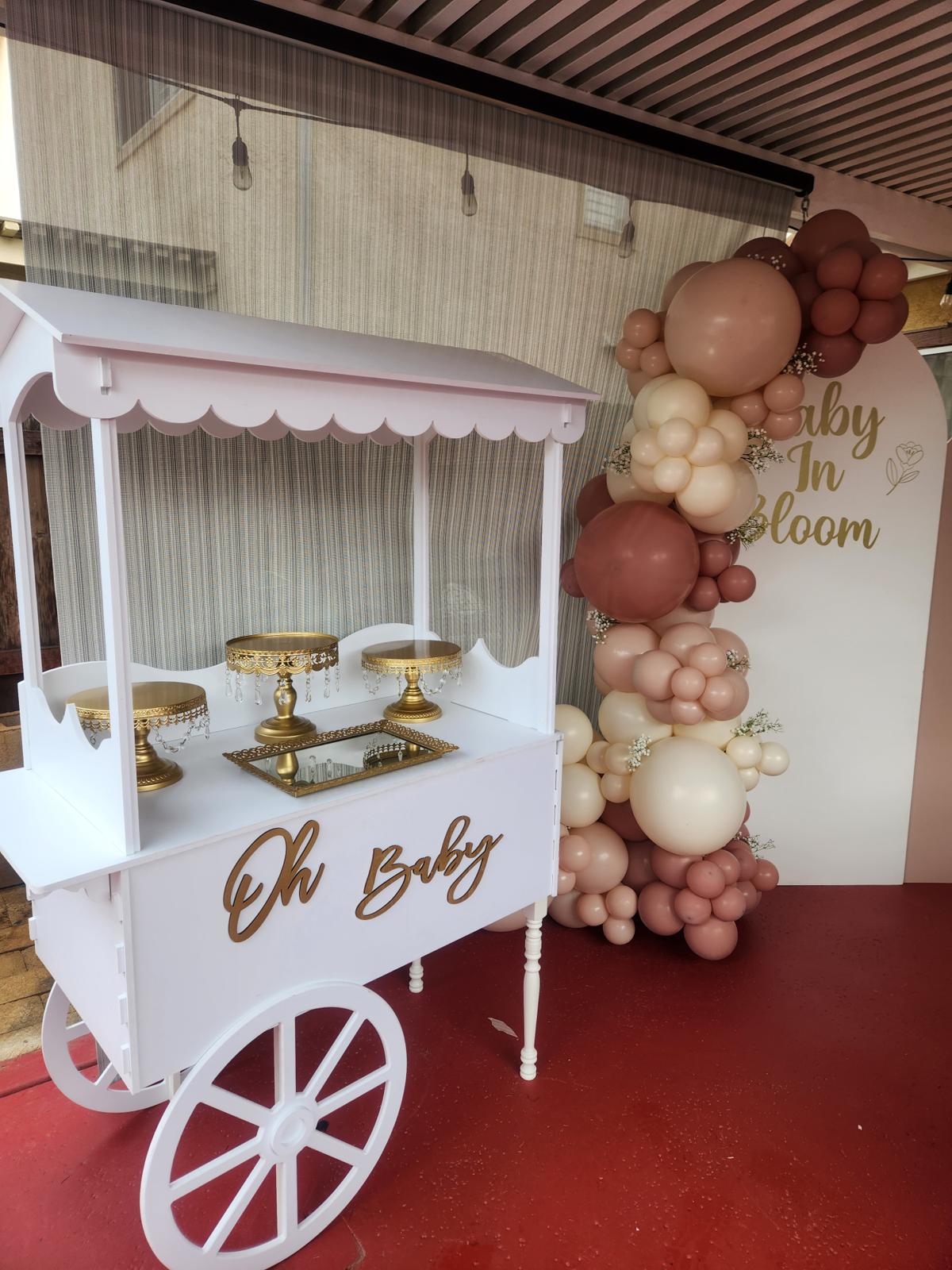 Dessert Cart Setup 1