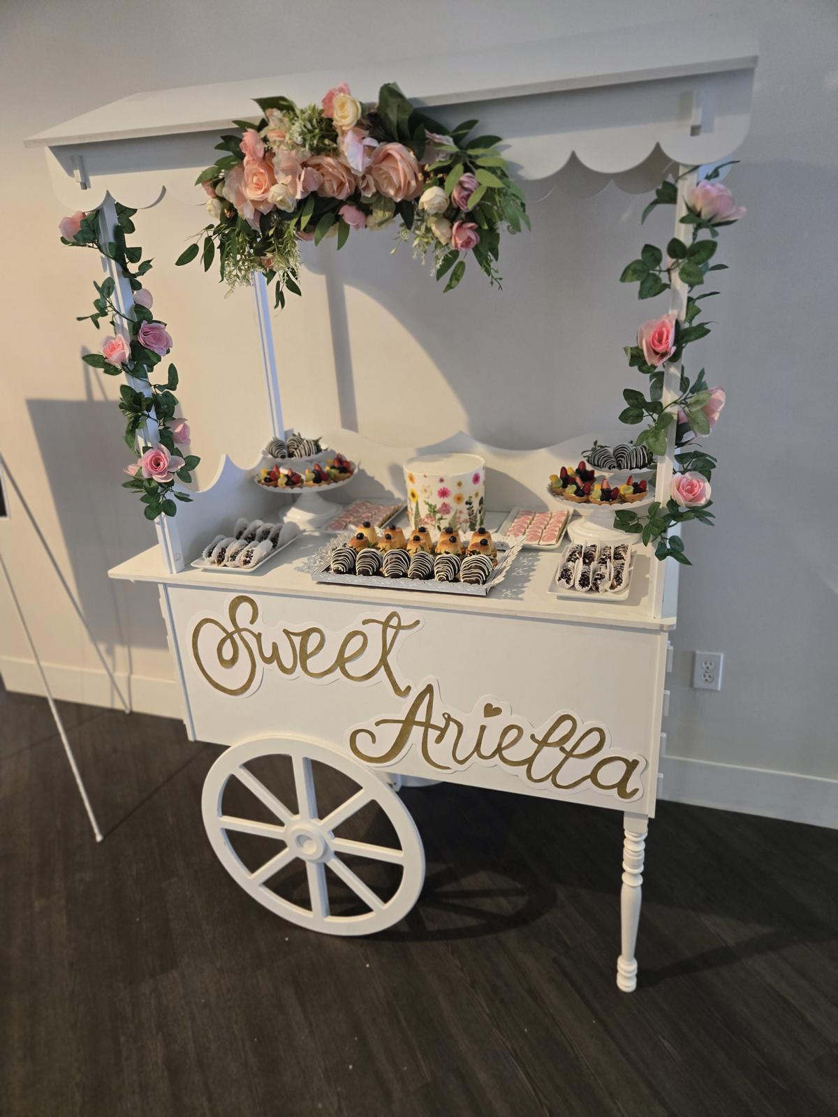 Dessert Cart Setup 2