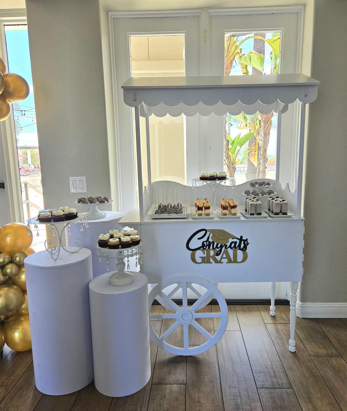 Dessert Cart Setup 3